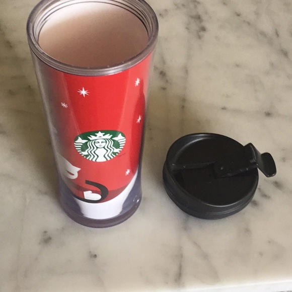 Starbucks Holiday Travel Drink Plastic Cup and Lid NEW - Picture 4 of 4